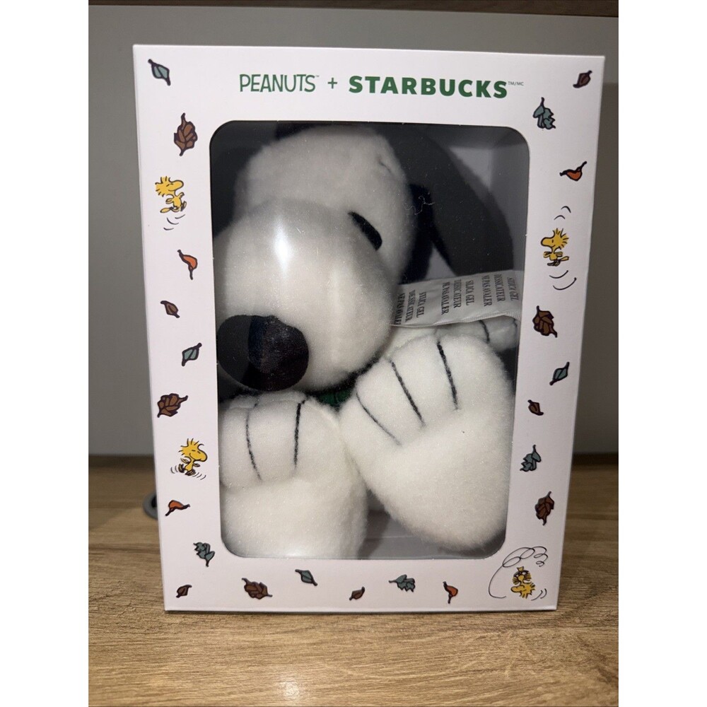 Brand New Snoopy Plush from the Peanuts x Starbucks drop!